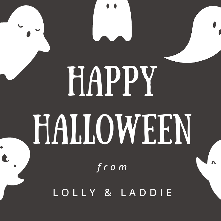 Happy Halloween from Lolly & Laddie 🎃