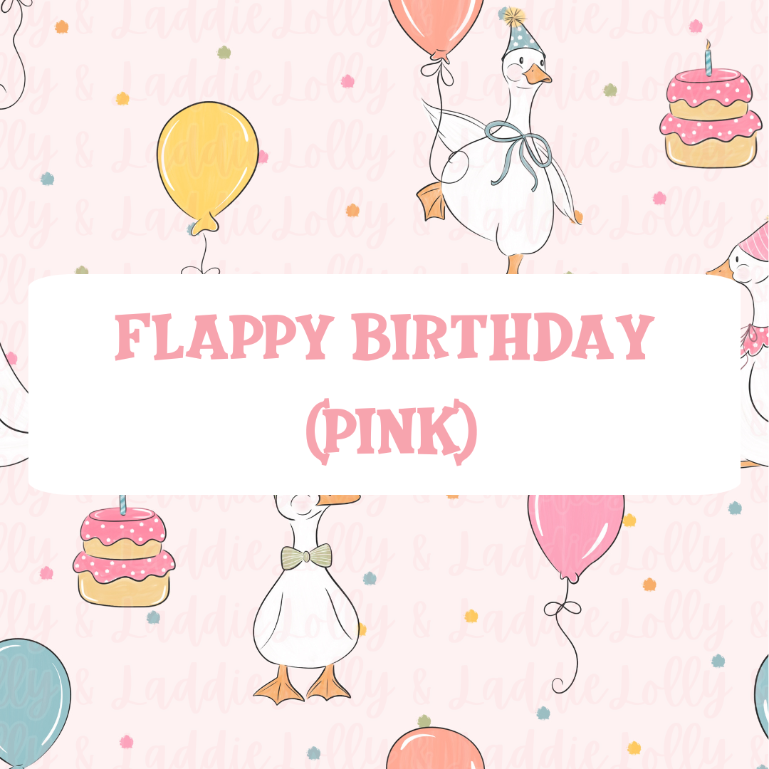 FLAPPY BIRTHDAY (PINK)