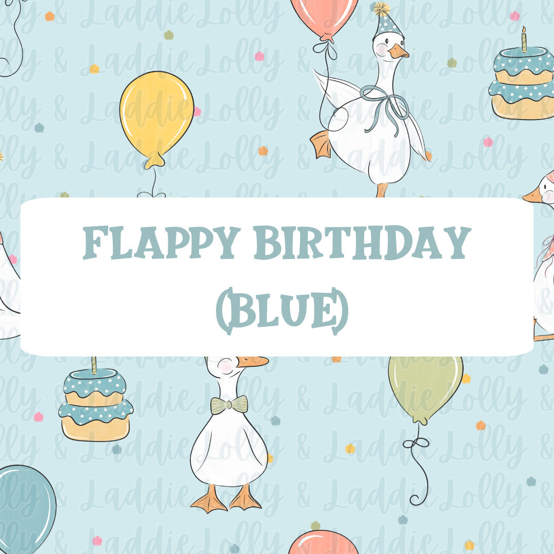 FLAPPY BIRTHDAY (BLUE)