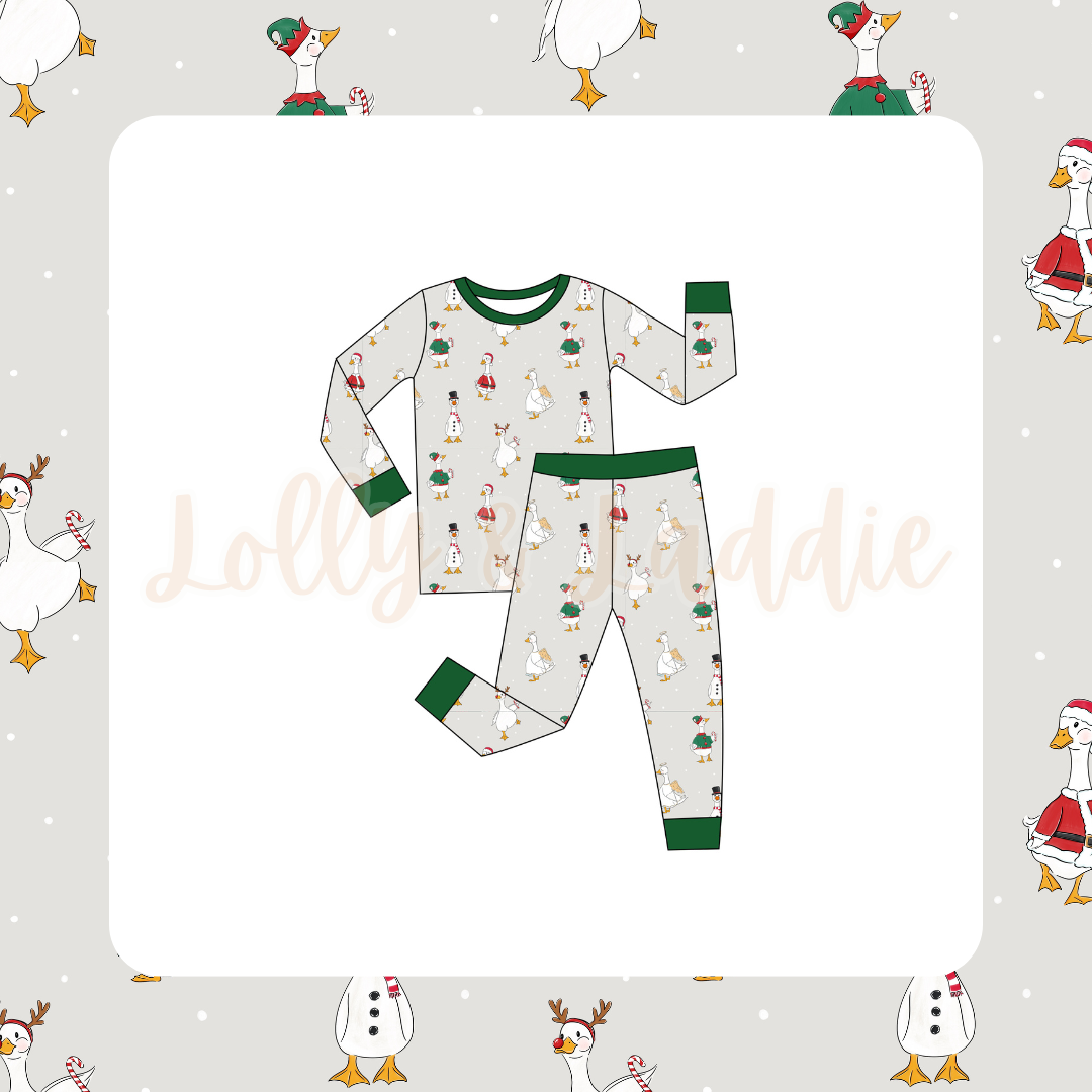 Jingle Beaks - Kid (Pant Set) (READY-TO-SHIP)