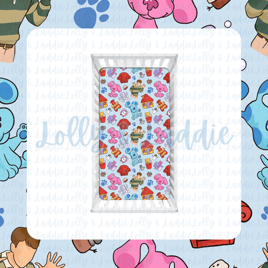 Pawprint Trail - Fitted Sheet (PRE-ORDER)