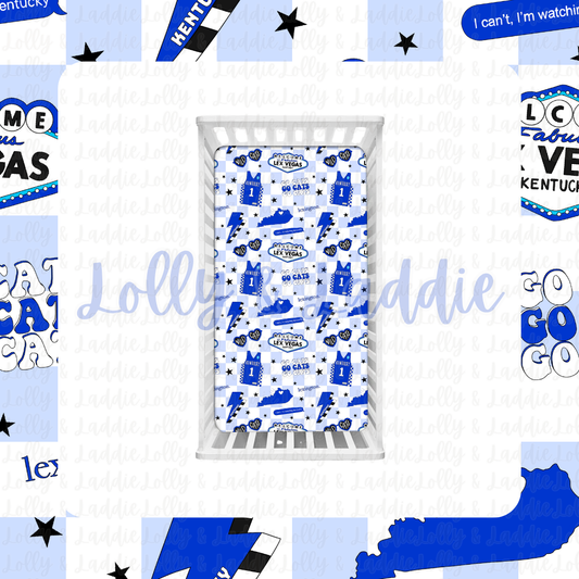 Big Blue Nation - Fitted Sheet (READY-TO-SHIP)