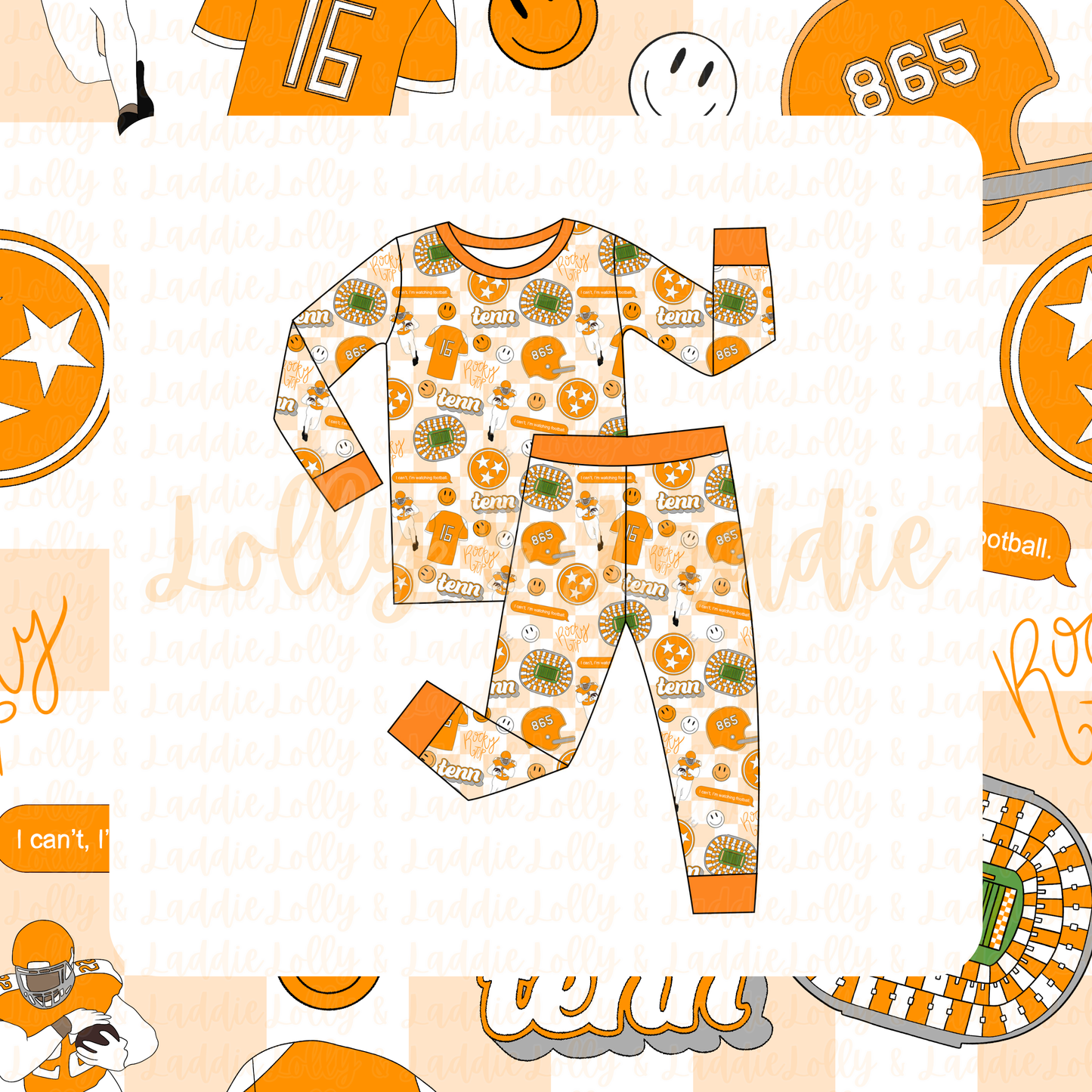 Vols Y'all - Kid (Pant Set) (READY-TO-SHIP)