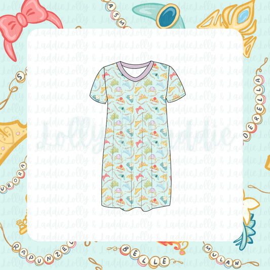 Once Upon A Crown - Women’s Sleep Dress (READY-TO-SHIP)