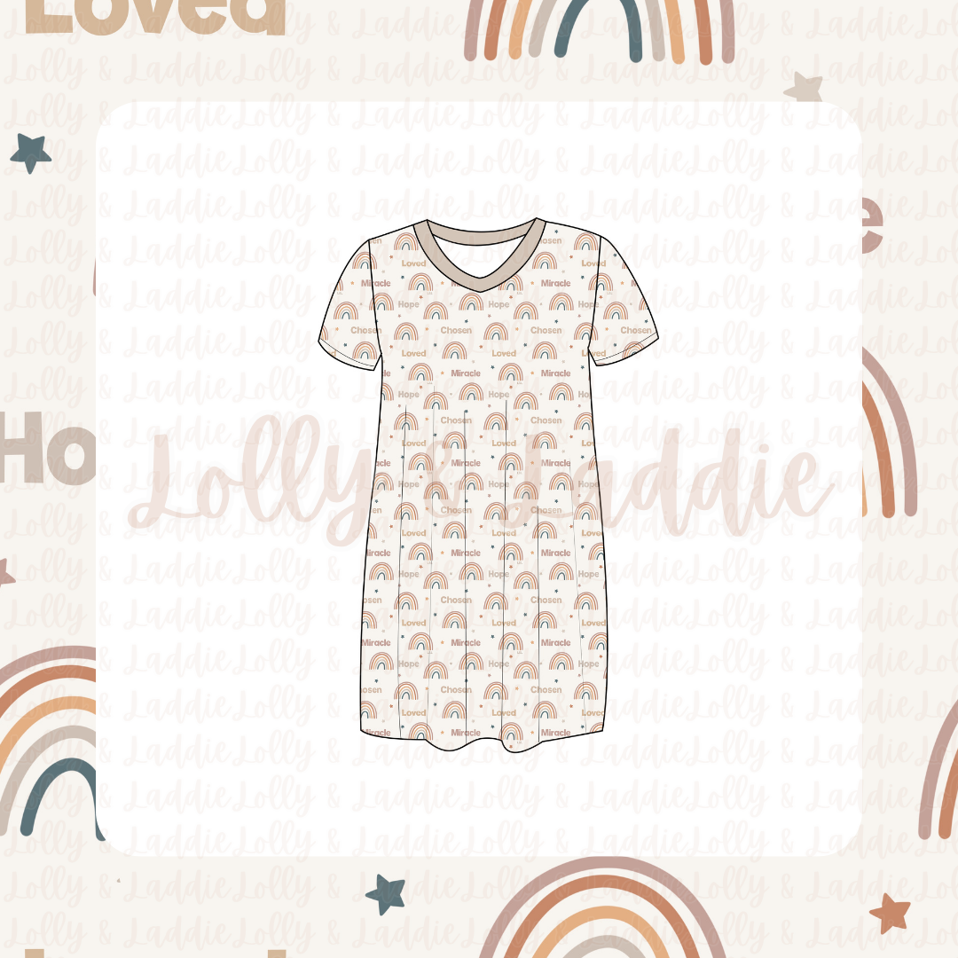 After The Storm - Women’s Sleep Dress (READY-TO-SHIP)