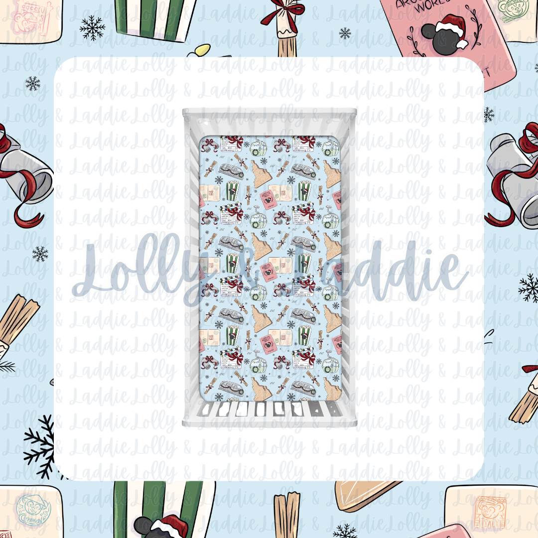Holiday Main Street - Fitted Sheet (PRE-ORDER)