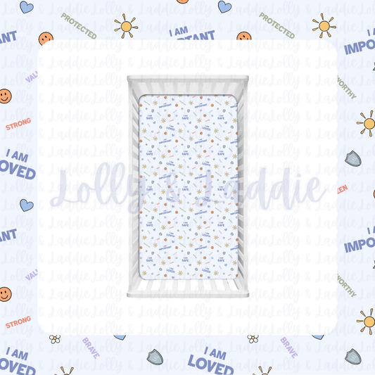Safe & Loved - Fitted Sheet (READY-TO-SHIP)