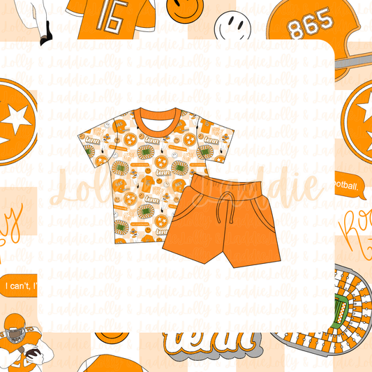 Vols Y'all - Kid (Short Sleeve Play Set) (READY-TO-SHIP)