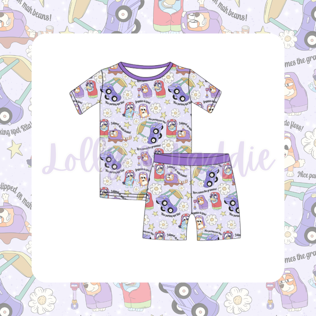 The Grannies - 2T Kid Short Set (OLD MANUFACTURER/FINAL SALE)
