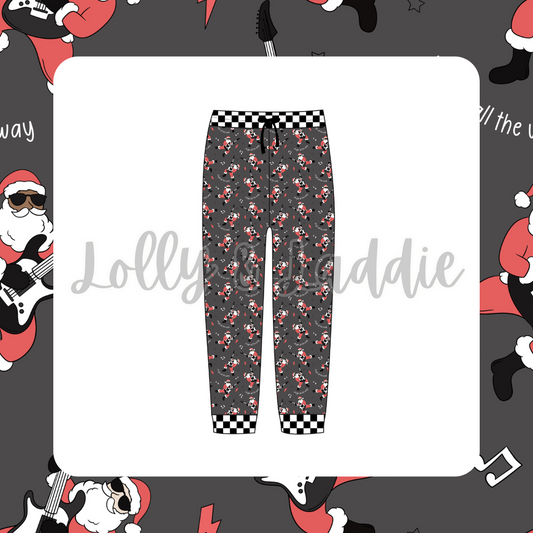 Rockin' Santa - Adult (Jogger Pants) (READY-TO-SHIP)