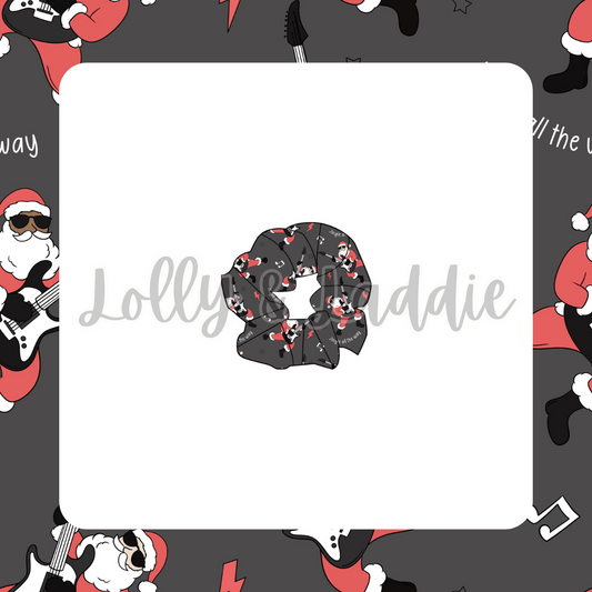 Rockin' Santa - Adult Scrunchie (PRE-ORDER)