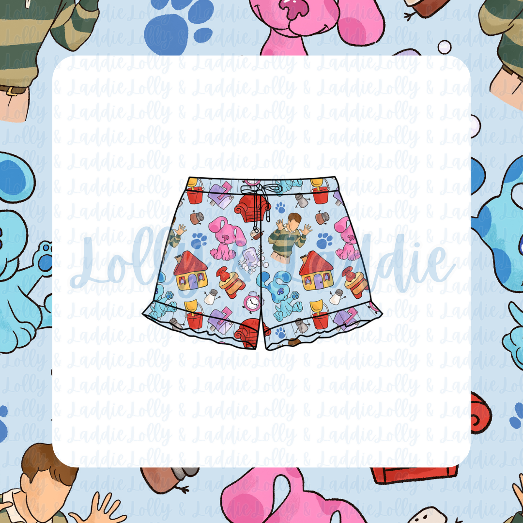 Pawprint Trail - Women's Ruffle Shorts (PRE-ORDER)