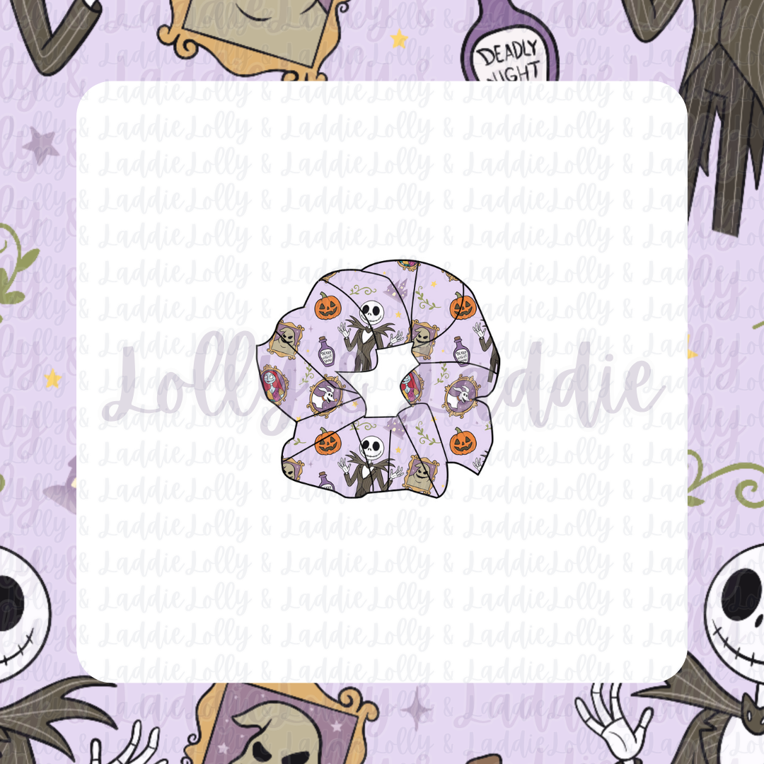 Holly Jolly Haunts - Adult Scrunchie (PRE-ORDER)