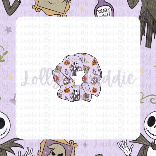 Holly Jolly Haunts - Adult Scrunchie (READY-TO-SHIP)