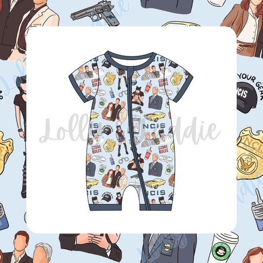 Cozy & Classified - Zippy Shortie (READY-TO-SHIP)