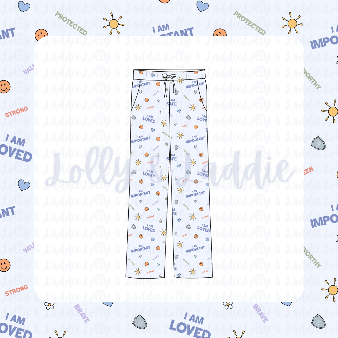 Safe & Loved - Adult (Lounge Pants) (READY-TO-SHIP)