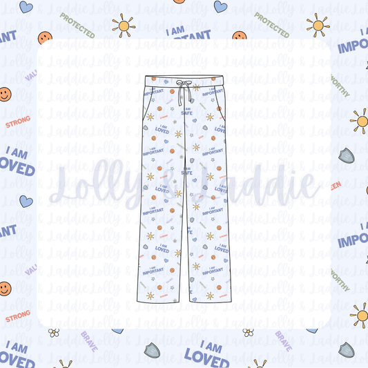 Safe & Loved - Adult (Lounge Pants) (READY-TO-SHIP)