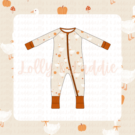 The Great Pumpkin Waddle - Sleeper (READY-TO-SHIP)