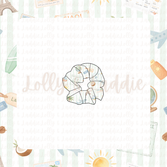Wish You Were Here - Adult Scrunchie (READY-TO-SHIP)