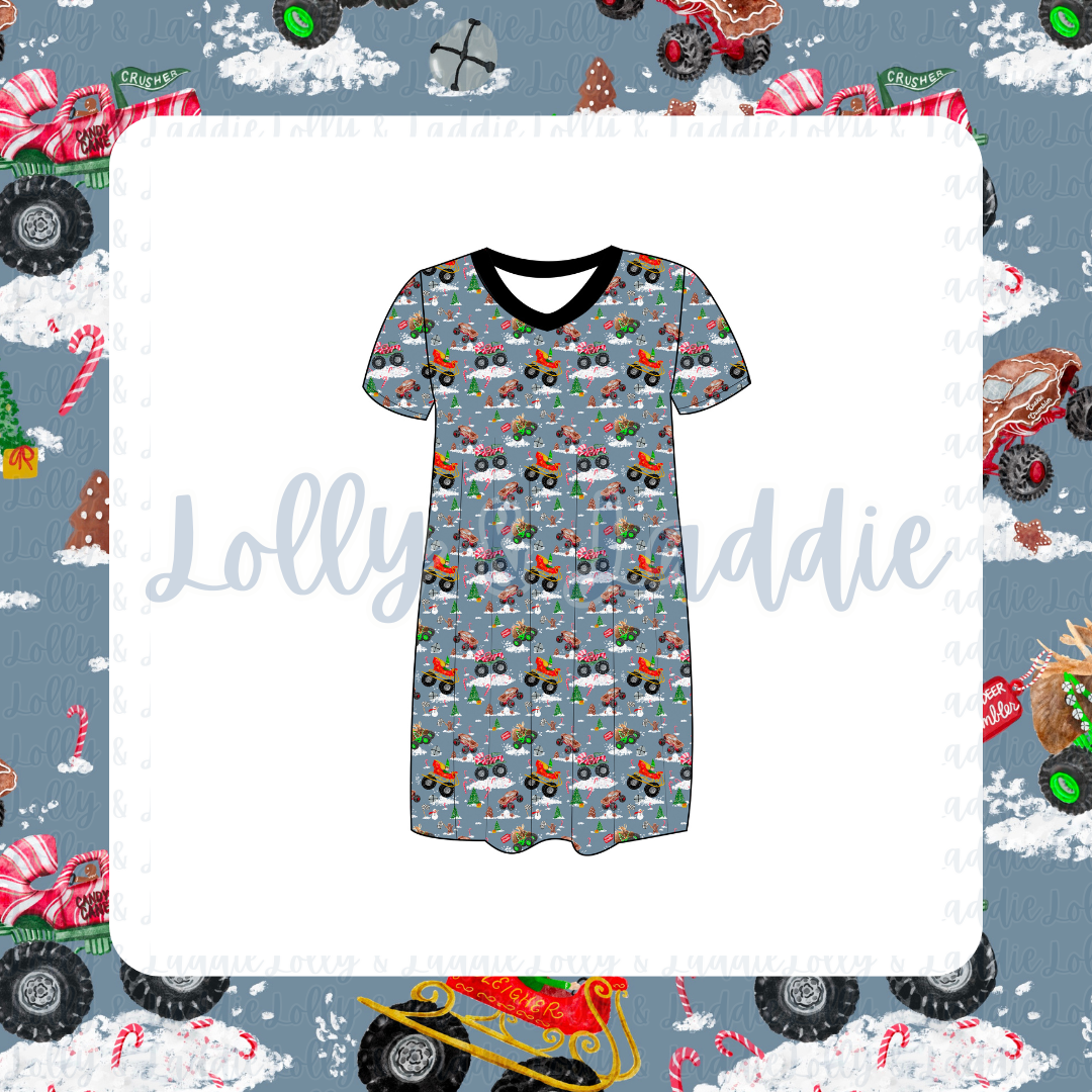 Holiday Horsepower - Women’s Sleep Dress (PRE-ORDER)
