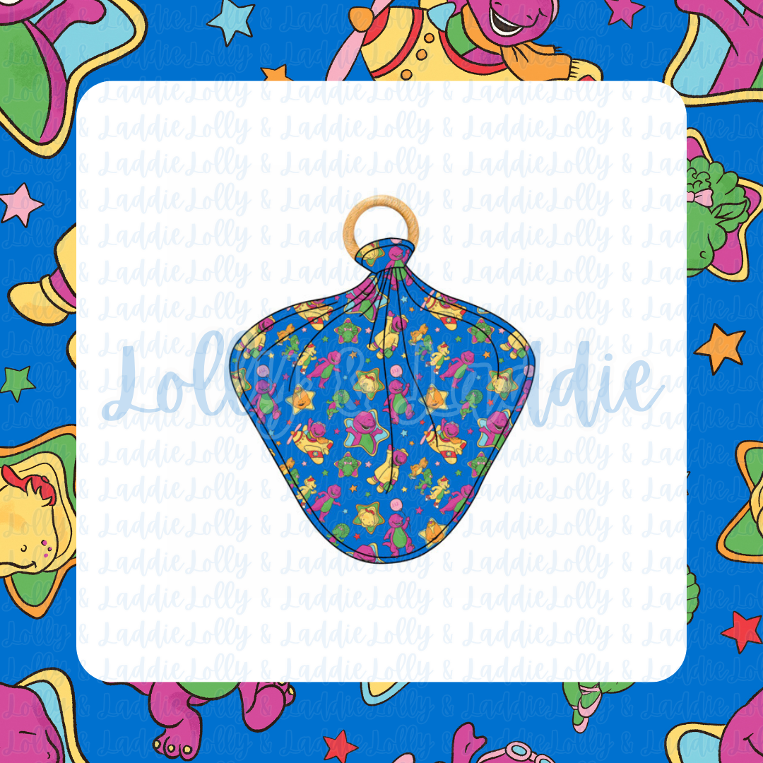 The Backyard Crew - Lovey with Removable Wooden Teething Ring (PRE-ORDER)