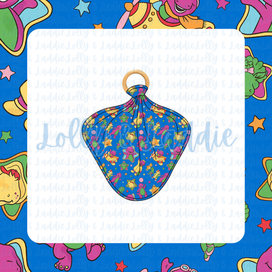 The Backyard Crew - Lovey with Removable Wooden Teething Ring (PRE-ORDER)