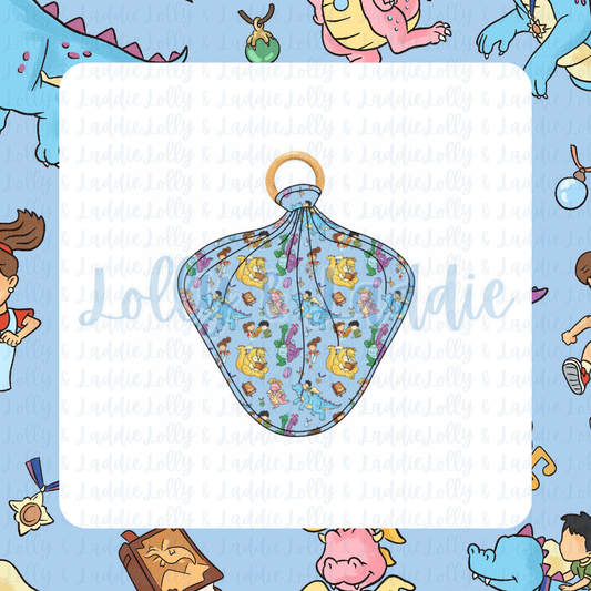 A Wish Away - Lovey with Removable Wooden Teething Ring (PRE-ORDER)