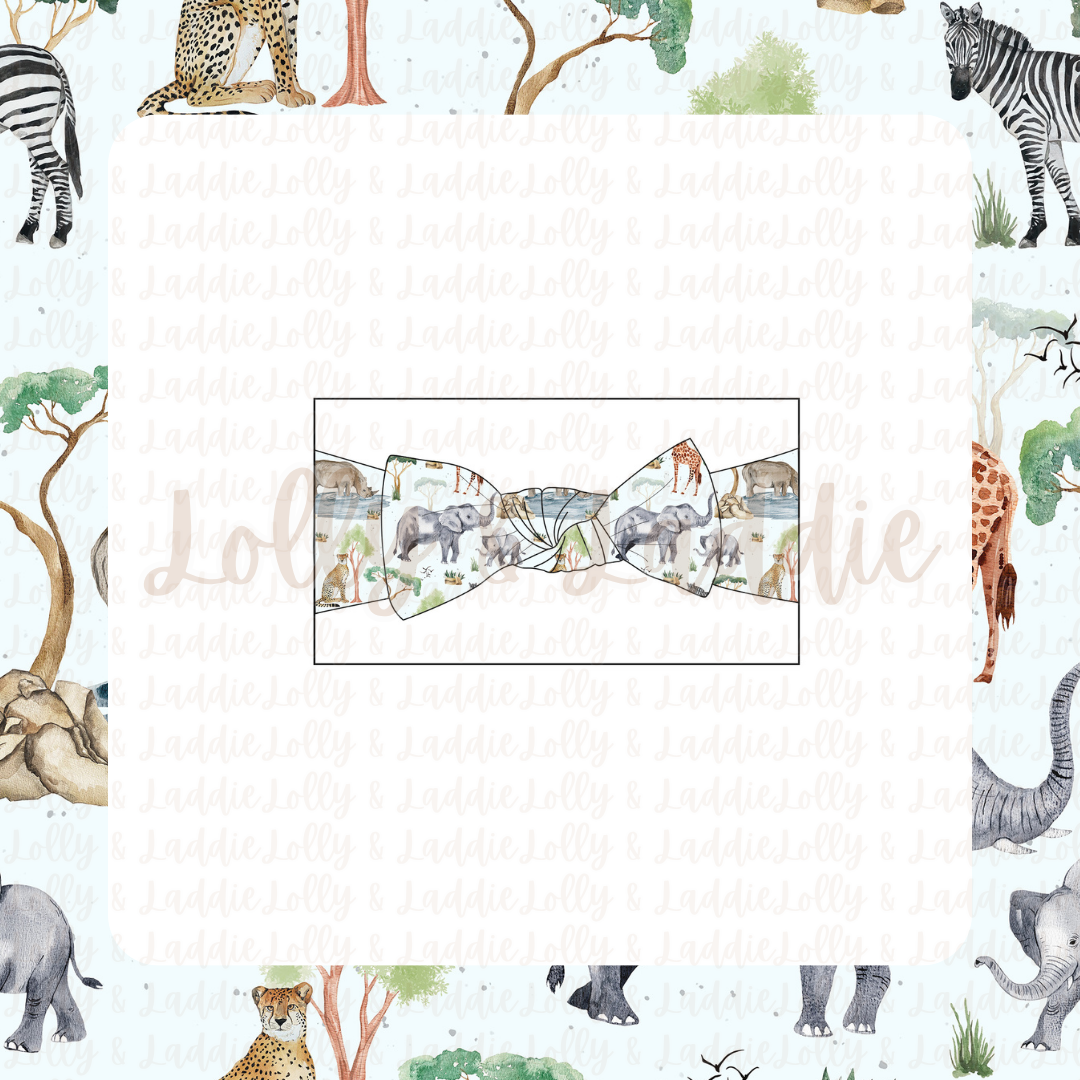 Safari Social - Baby Headband (READY-TO-SHIP)