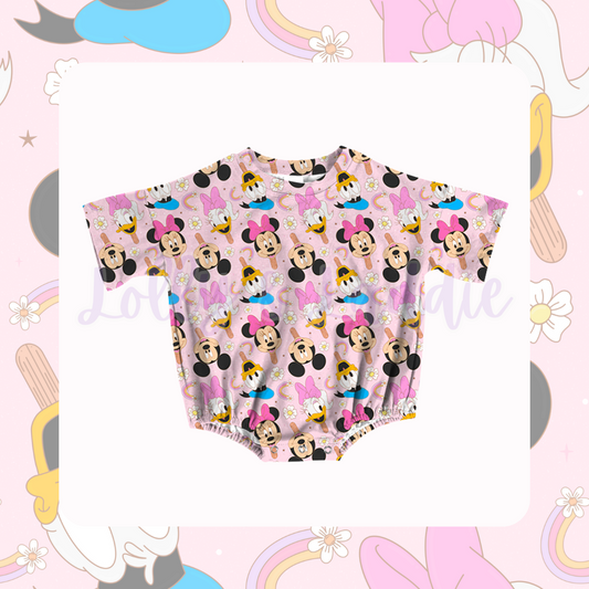 Popsicle Friends - T-Shirt Bubble Romper (FINAL SALE/OLD MANUFACTURER)