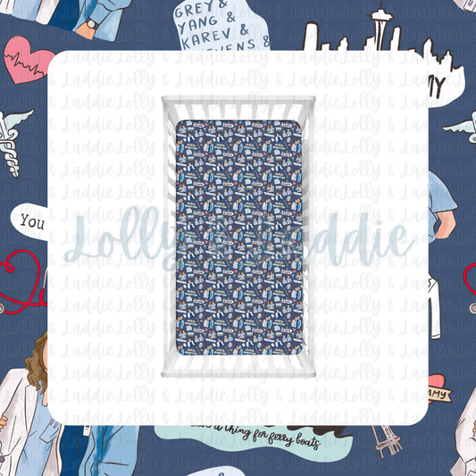 Beautiful Day To Save Lives - Fitted Sheet (PRE-ORDER)