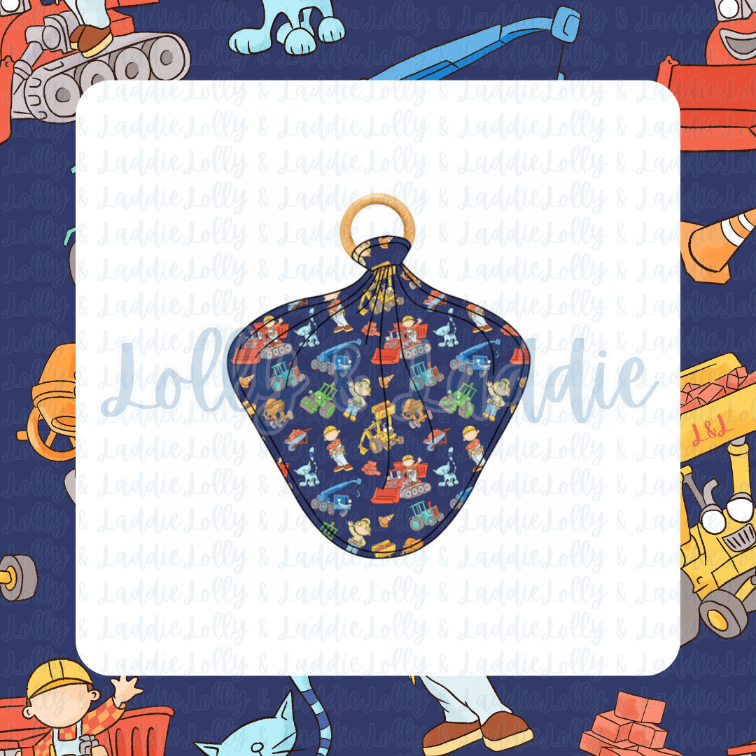 Can We Fix It? - Lovey with Removable Wooden Teething Ring (PRE-ORDER)