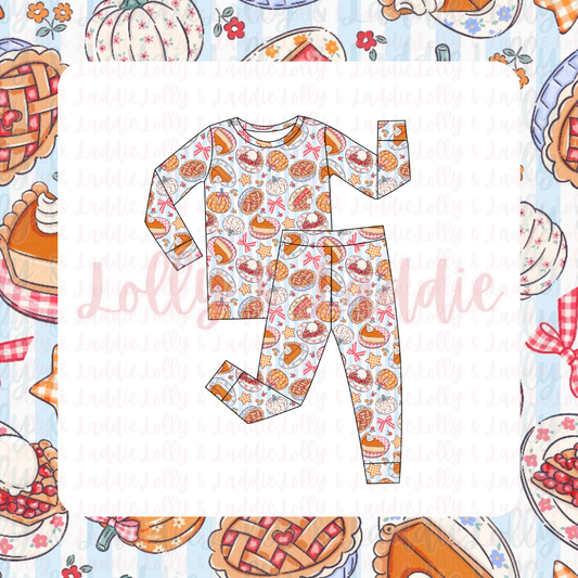 Just One More Slice - Kid (Pant Set) (READY-TO-SHIP)