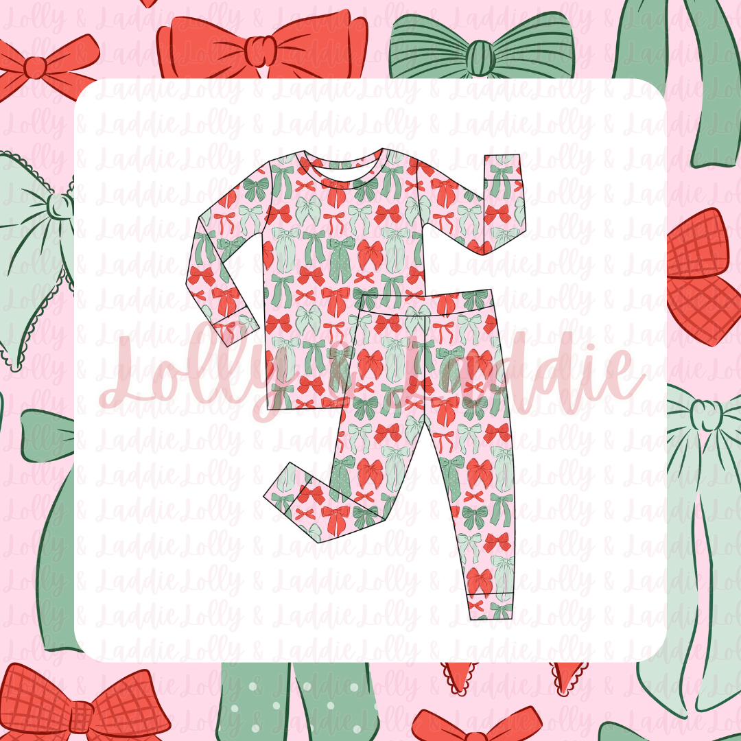 Wrapped In Bows - Kid (Pant Set) (PRE-ORDER)
