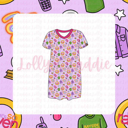 Oh Snap! - Women’s Sleep Dress (READY-TO-SHIP)