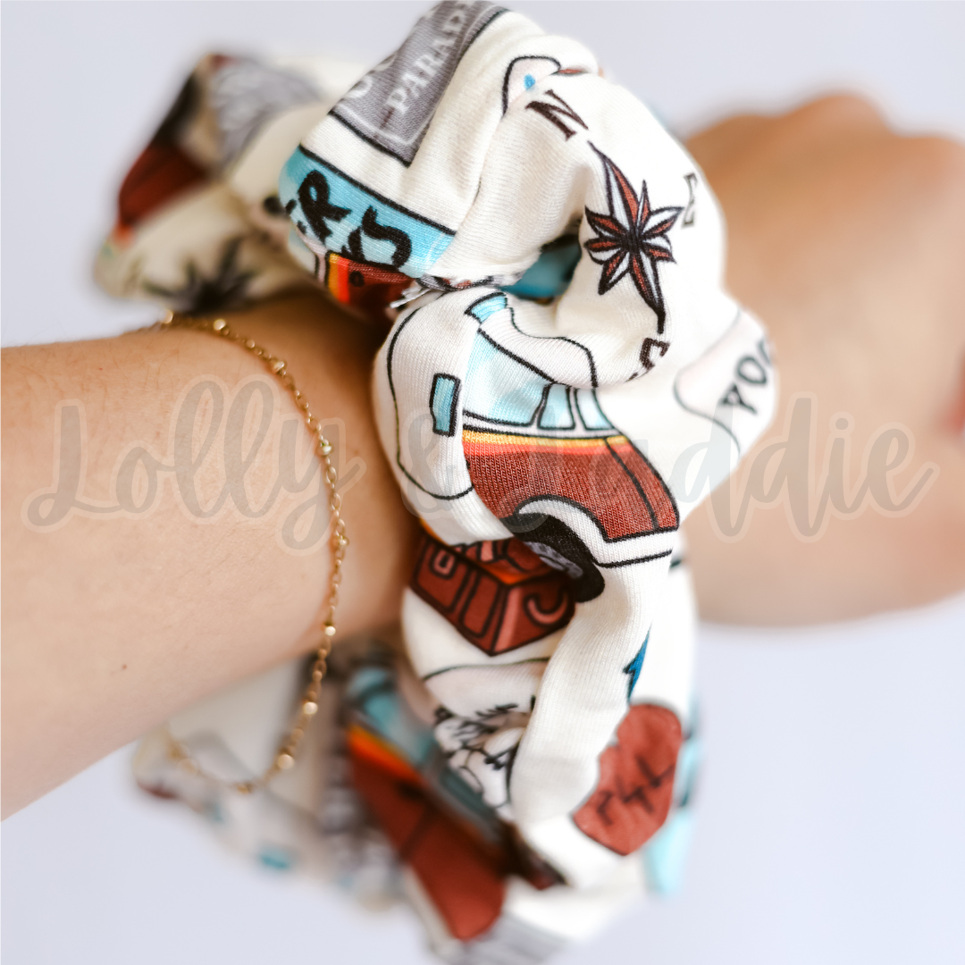 Gold Rush Summer - Adult Scrunchie (READY-TO-SHIP)