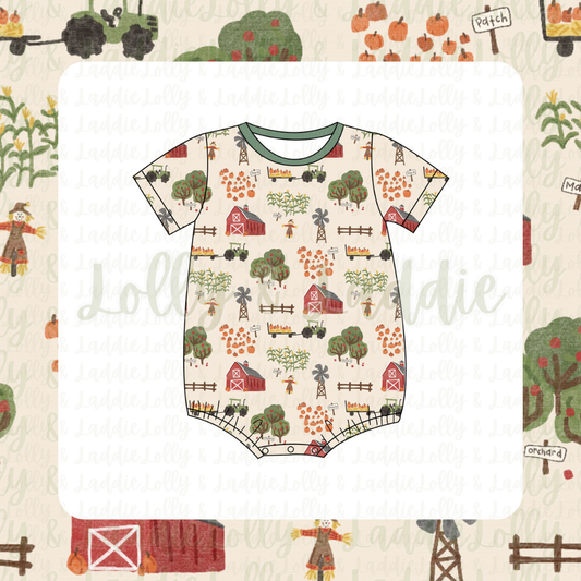 Pick Of The Patch - T-Shirt Romper (READY-TO-SHIP)