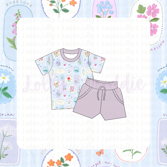 In Full Bloom - Kid (Short Sleeve Play Set) (READY-TO-SHIP)