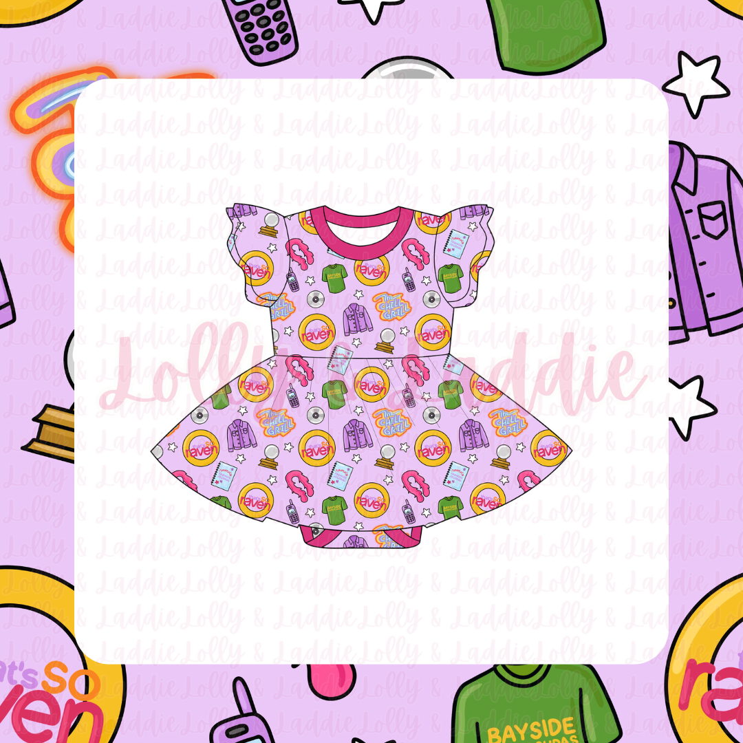 Oh Snap! - Short Sleeve Twirl Dress with Bodysuit (READY-TO-SHIP)