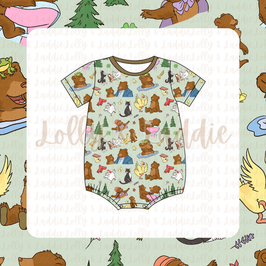 Little Cub, Big World - T-Shirt Romper (PRE-ORDER)