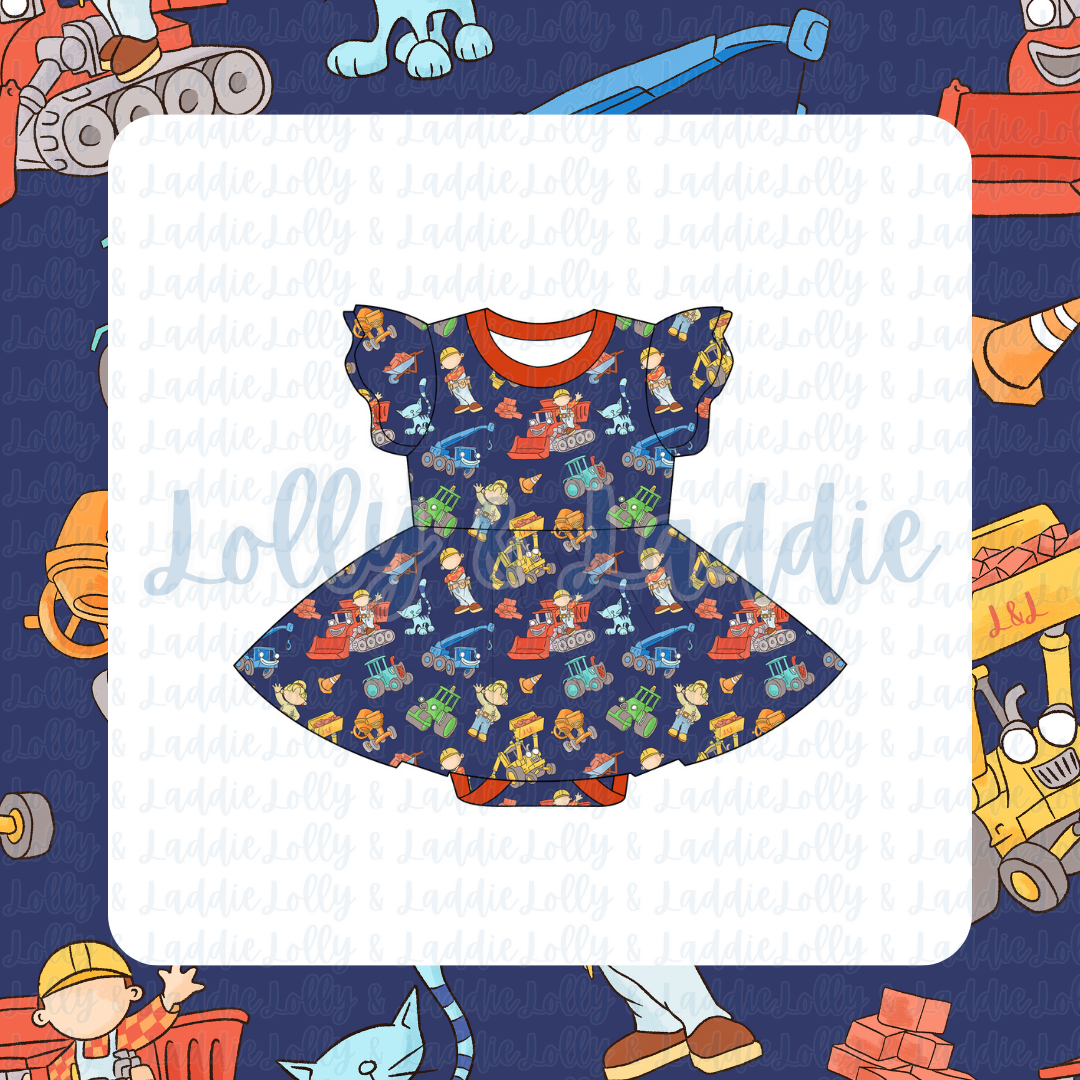 Can We Fix It? - Short Sleeve Twirl Dress with Bodysuit (PRE-ORDER)