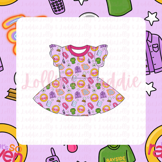 Oh Snap! - Short Sleeve Twirl Dress (READY-TO-SHIP)