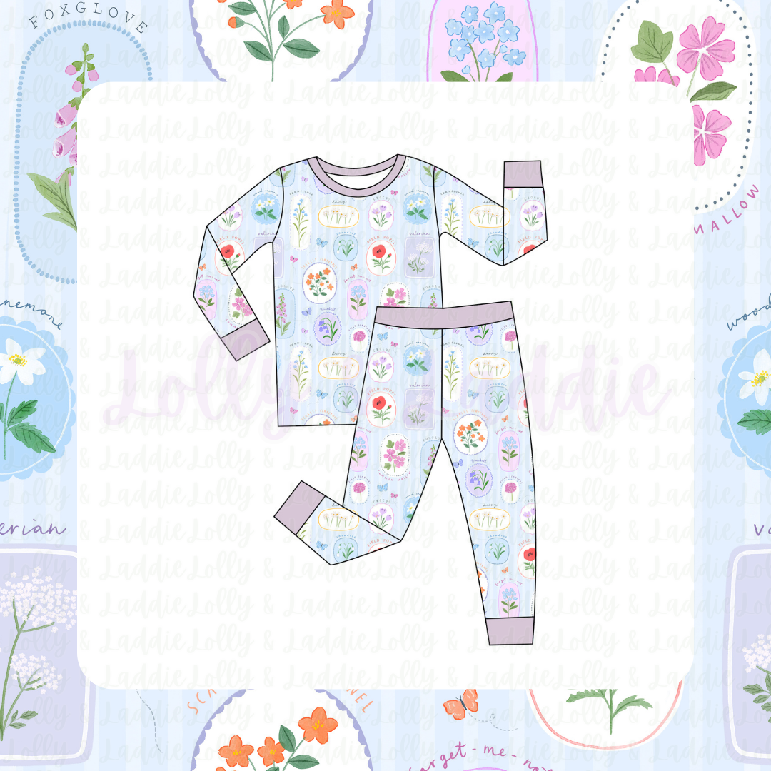 In Full Bloom - Kid (Pant Set) (READY-TO-SHIP)