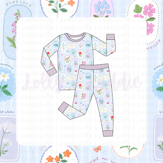 In Full Bloom - Kid (Pant Set) (READY-TO-SHIP)