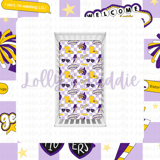 Geaux Tigers - Fitted Sheet (READY-TO-SHIP)