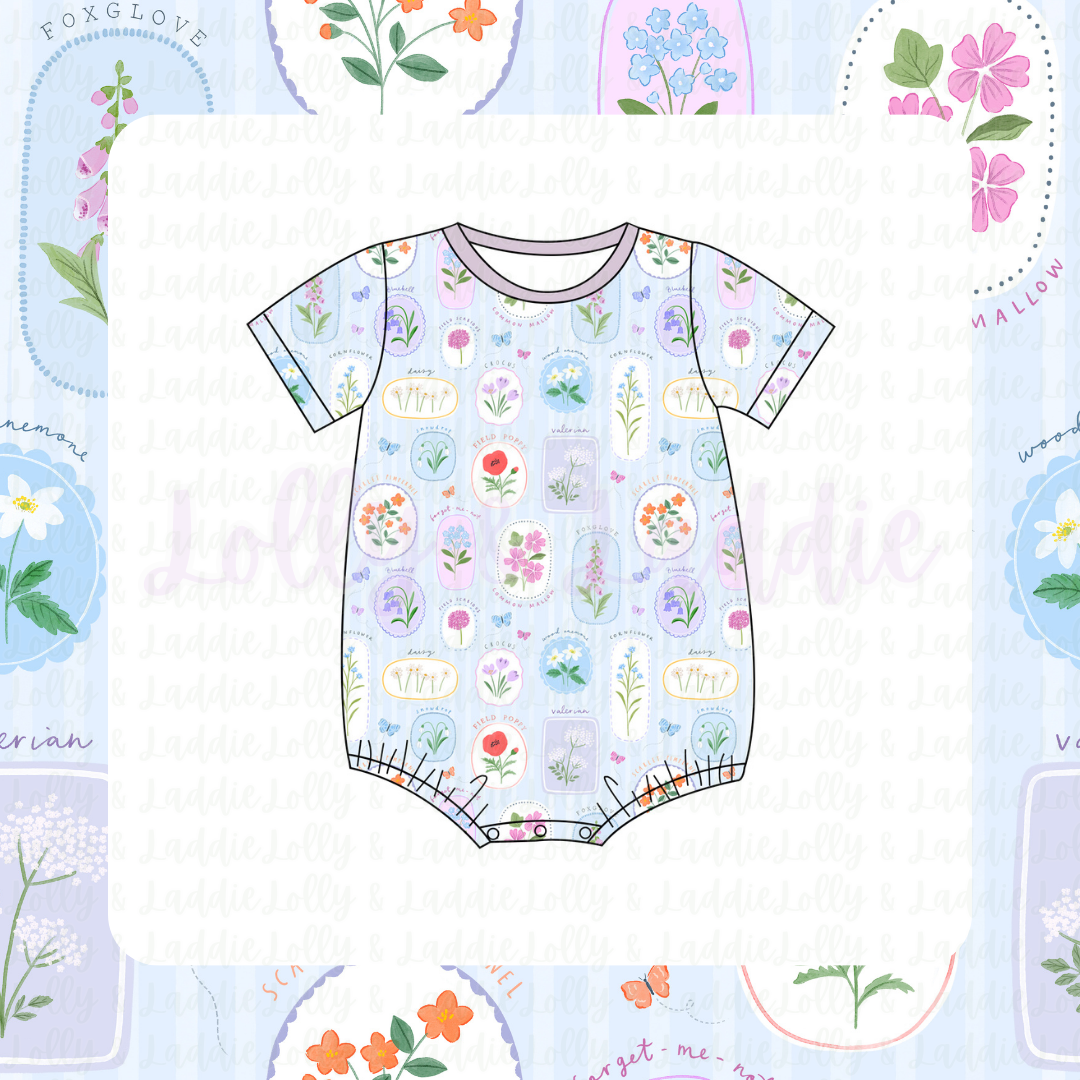 In Full Bloom - T-Shirt Romper (READY-TO-SHIP)