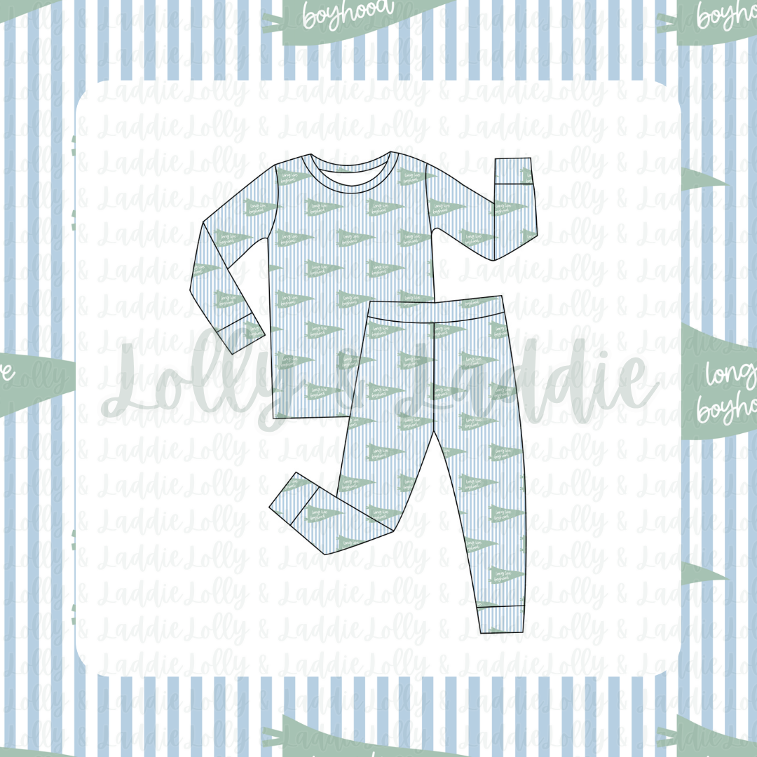 Long Live Boyhood - Kid (Pant Set) (READY-TO-SHIP)