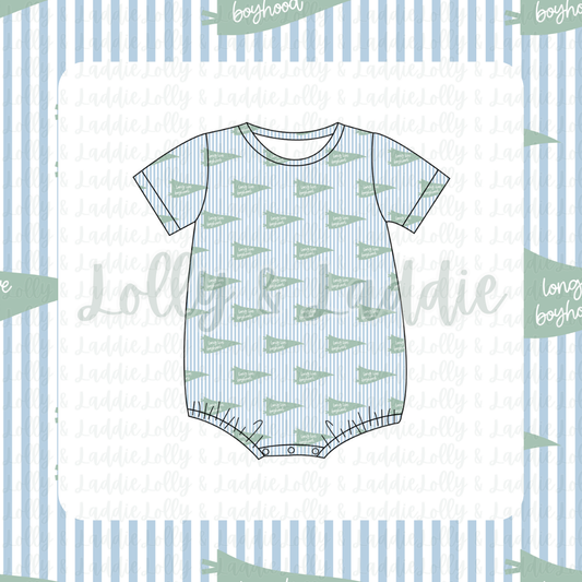 Long Live Boyhood - T-Shirt Romper (READY-TO-SHIP)