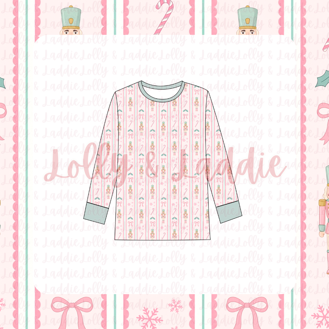 Sugar Plum Society - Adult (Long-Sleeve Pajama Top) (PRE-ORDER)