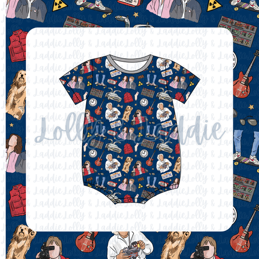 Retro Rewind - T-Shirt Romper (READY-TO-SHIP)