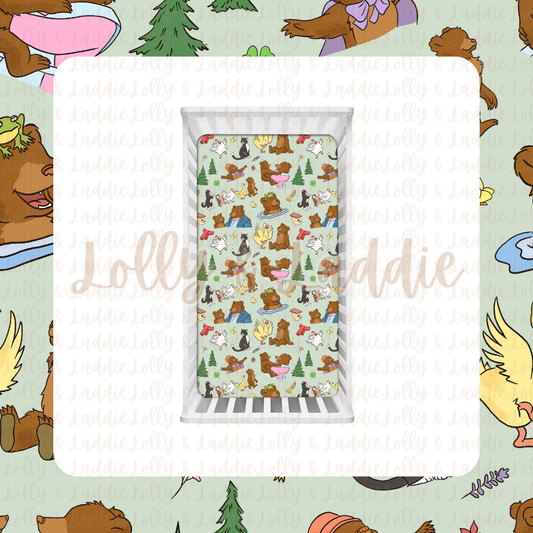 Little Cub, Big World - Fitted Sheet (PRE-ORDER)
